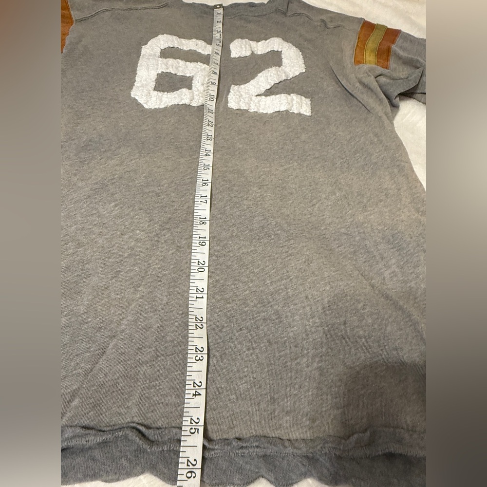 ‼️WE THE FREE by Free People “62” Retro Varsity Long Sleeve Top - SIZE SMALL 👀👀👀 - Picture 8 of 10